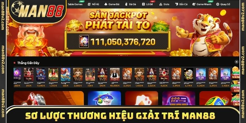 Sơ lược thương hiệu giải trí Man88